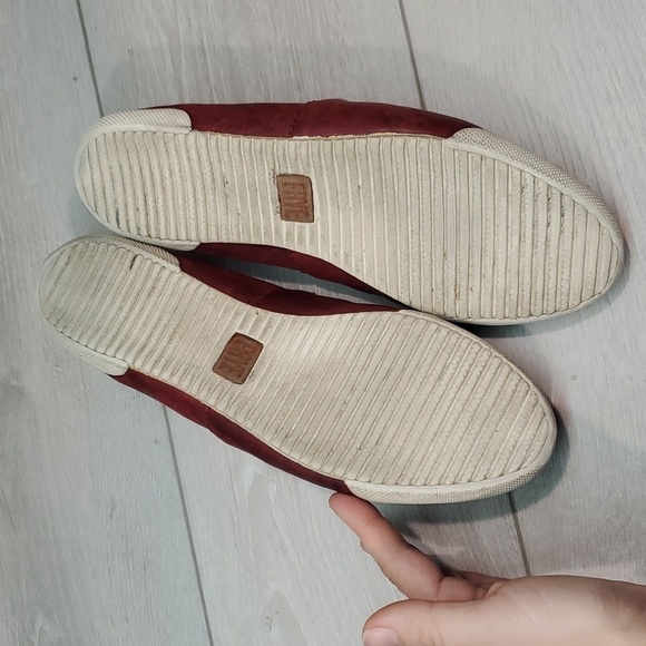 Frye Womens Melanie  Leather Burn red  Comfort Loafer Flats shoes sz 8M - Picture 11 of 15